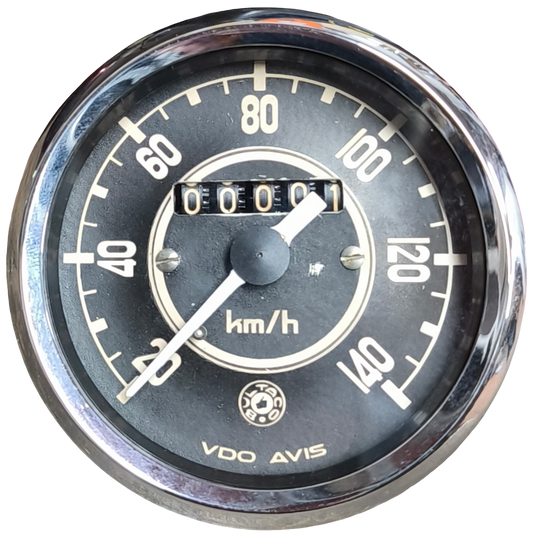 Geschwindigkeitsmesser/Kilometerzähler. Original Bultaco Senior.