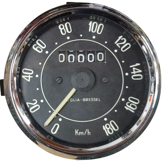 Tachometer/Kilometerzähler. Bultaco Metralla MKII Veglia mit Halterung