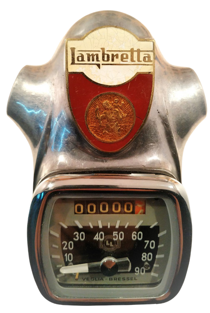 Speedometer Lambretta with holder