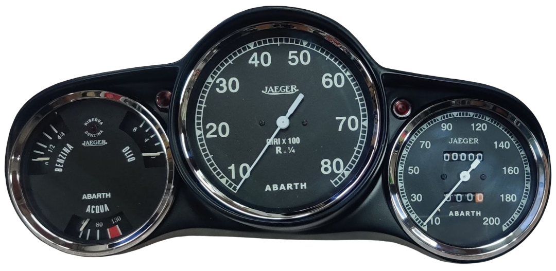 Instrument panel 600 Abarth 8000 RPM