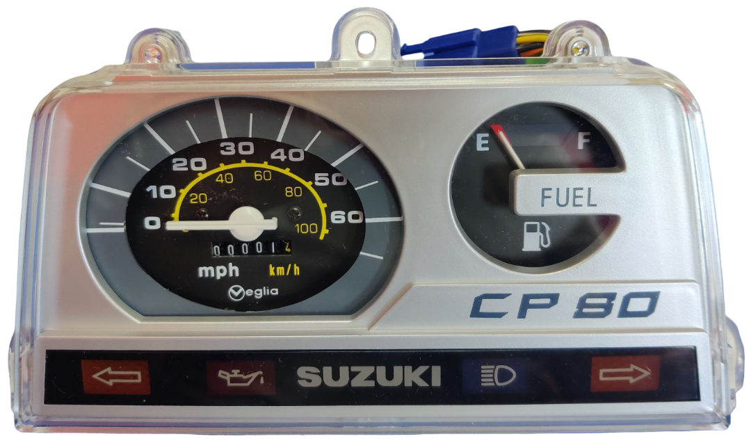 Suzuki CP80 Speedometer Instrument Cluster Miles