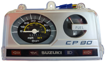 Suzuki CP80 Speedometer Instrument Cluster Miles