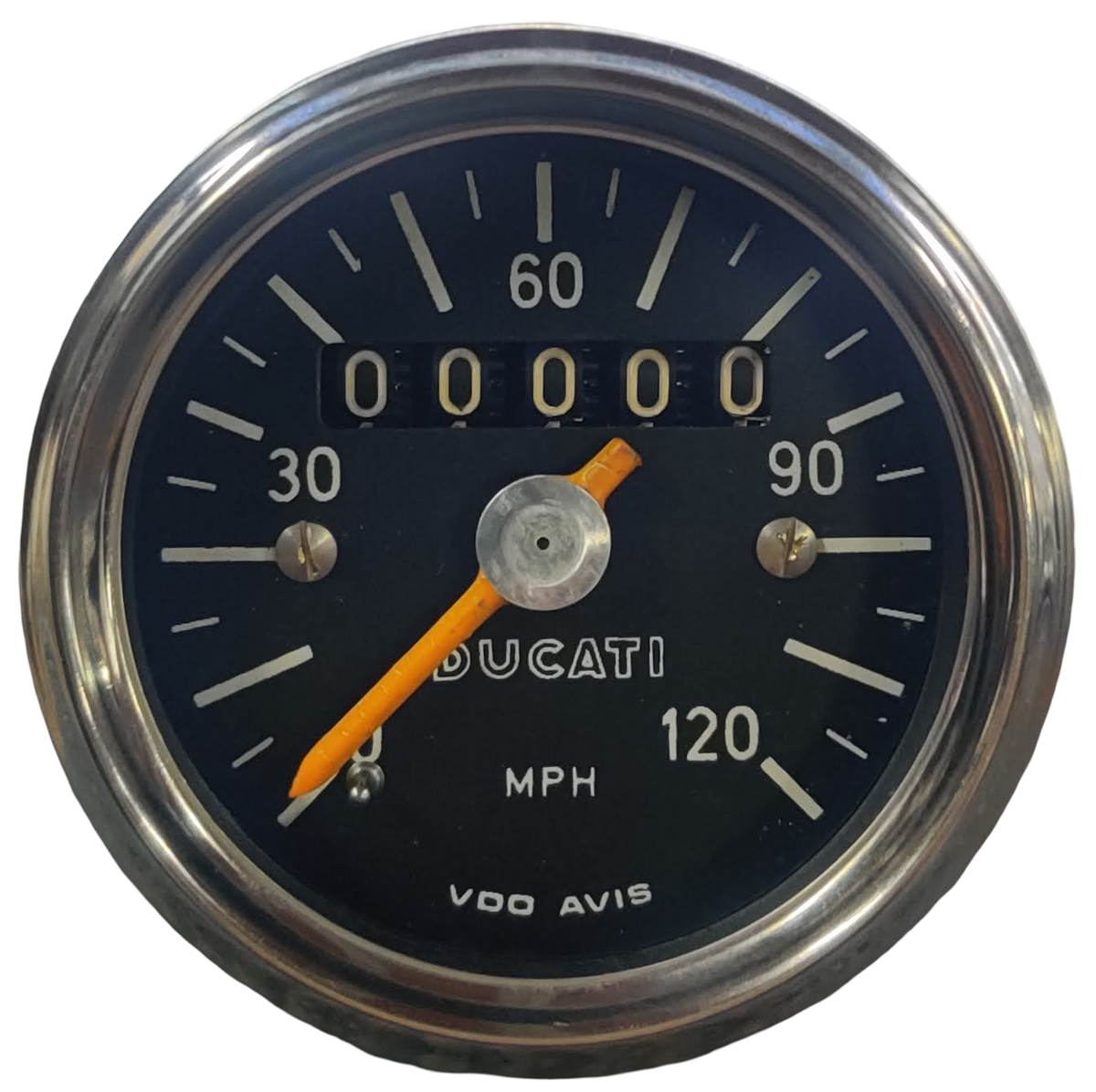 Genuine Ducati 24h Road Scrambler MPH speedometer