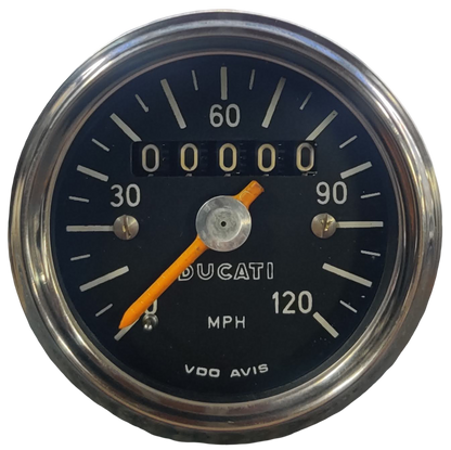 Genuine Ducati 24h Road Scrambler MPH speedometer