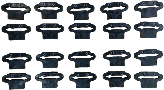 10 pares (veinte unidades) gomas para soporte motoplat o krober