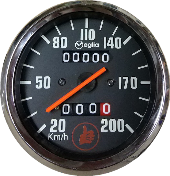 Tachometer/Kilometerzähler. Originaler Bultaco Metralla GTS