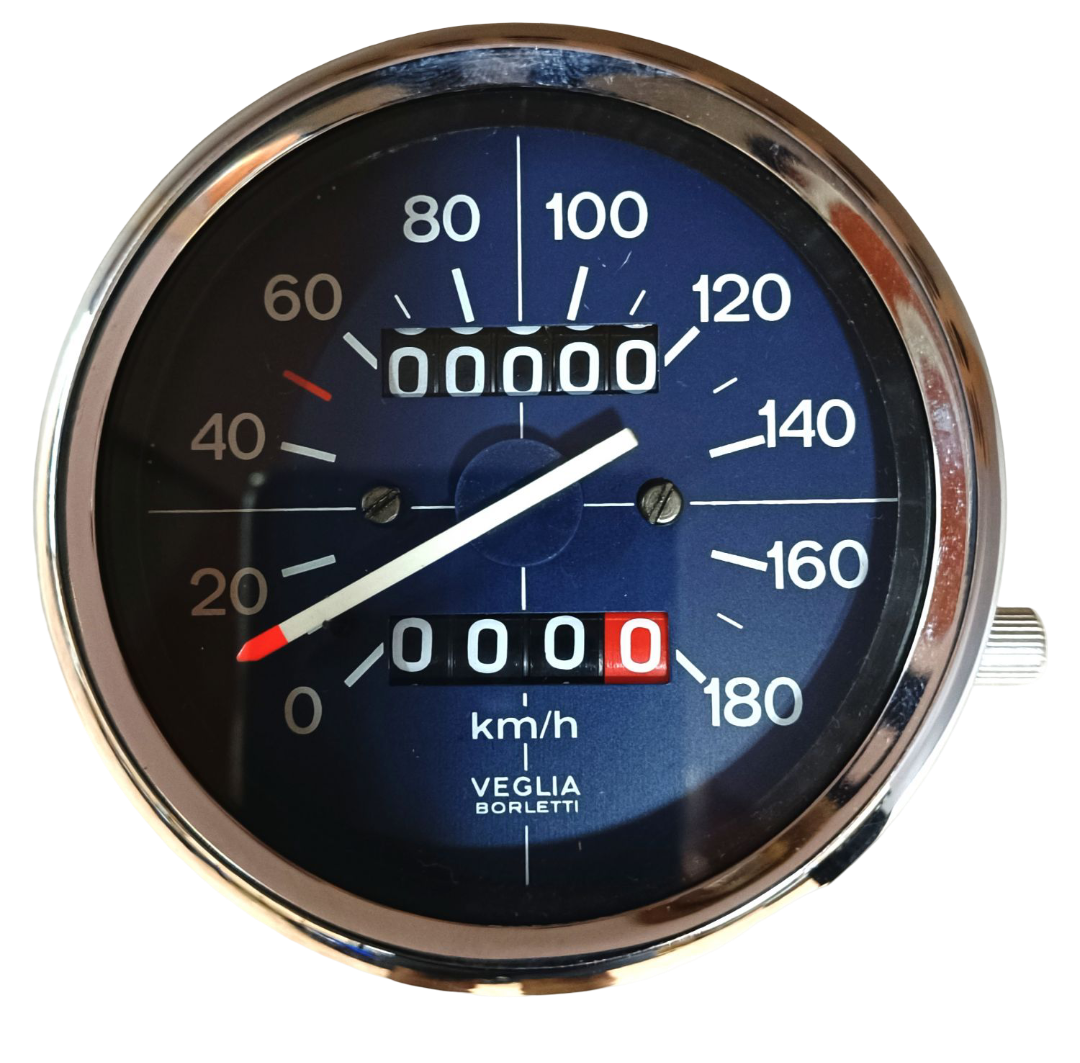 Speedometer/odometer. Moto Guzzi V 50 III VEGLIA