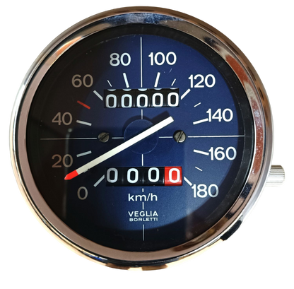 Speedometer/odometer. Moto Guzzi V 50 III VEGLIA