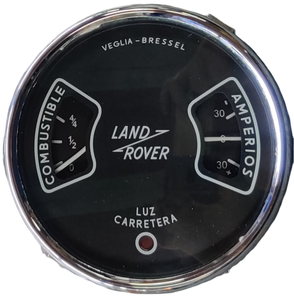 Land Rover Dual Fuel Gauge and Ammeter