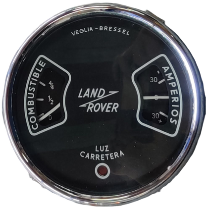 Land Rover Dual Fuel Gauge and Ammeter