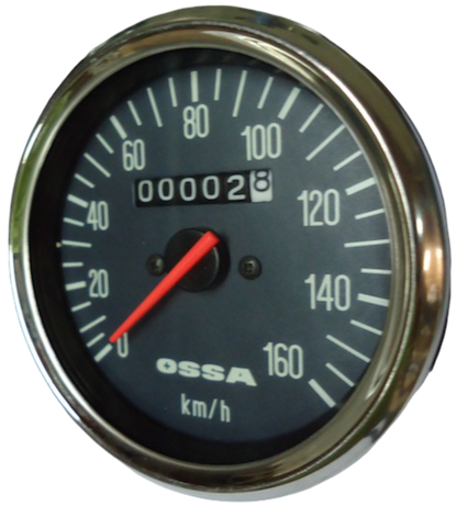 Tachometer/Kilometerzähler. Ossa 250 Pepsi