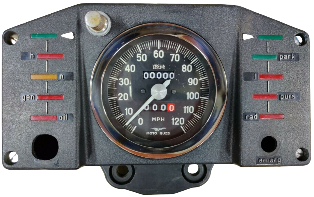 Moto Guzzi Polizei Tachometer/Kilometerzähler