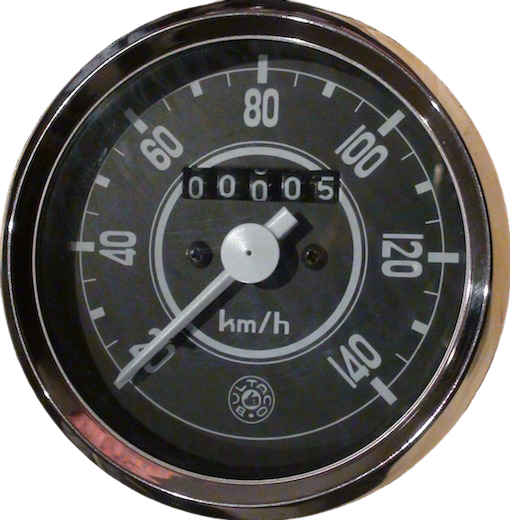 Geschwindigkeitsmesser/Kilometerzähler. Bultaco Senior