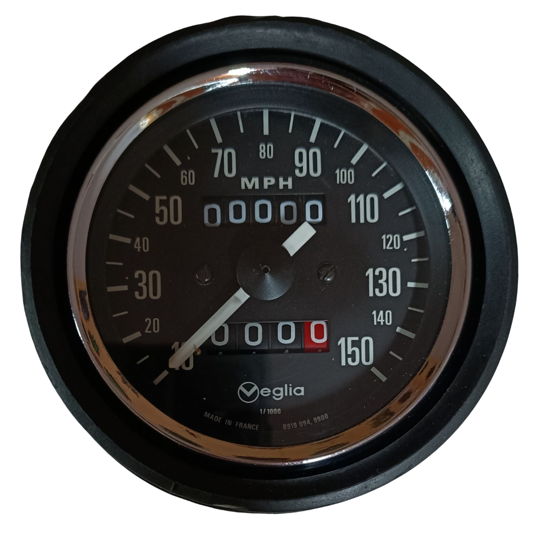 Triumph T140 T160 Veglia Speedometer/Odometer with Bracket