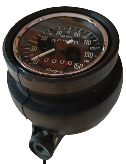 Triumph T140 T160 Veglia Speedometer/Odometer with Bracket