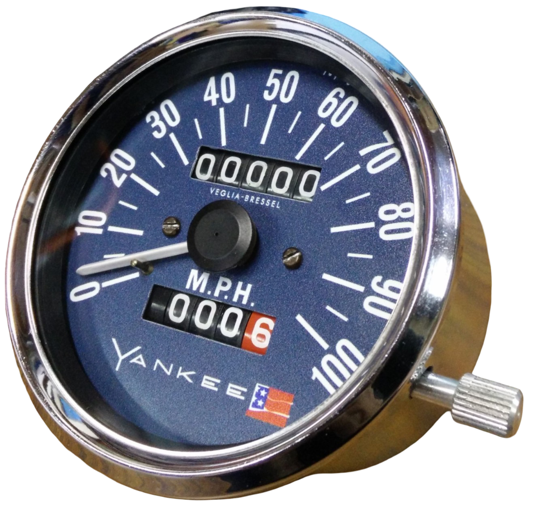 Ossa Yankee MPH speedometer